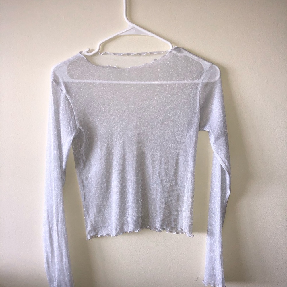 Brandy Melville Shear Sparkly Top